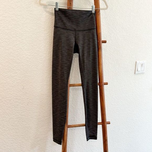 Lululemon Wunder Under High-Rise Tight 28" Legging Heathered Grey Size 2 - Picture 1 of 13